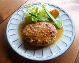 チキンハンバーグ☆マスタードバターソース作り方5写真