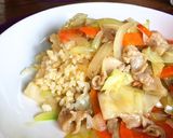 簡単ランチ★中華屋さんの野菜たっぷり炒飯作り方7写真