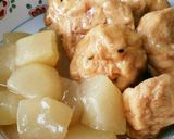 冬瓜と高野豆腐と豚小間の含め煮作り方6写真