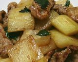 冬瓜と高野豆腐と豚小間の含め煮作り方7写真