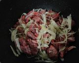 超手抜き☆牛肉＆ごぼうのグダグダ炒め煮作り方3写真