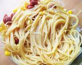 超簡単ランチ！レンチンパスタ ナポリタン作り方2写真