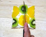ふりふりクリーム】フルーツオープンサンド作り方9写真