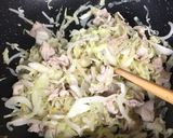 簡単 親子ランチ☆とん平焼き風作り方2写真