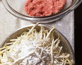 ◆簡単もやしハンバーグの照り焼き◆作り方1写真