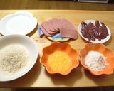 おつまみ・お弁当に　レバー＆スパムフライ作り方1写真