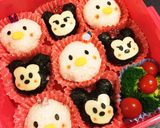 セリアで！運動会ツムツムキャラ弁☆作り方4写真