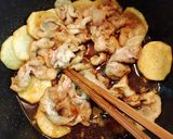 簡単絶対旨い！長芋豚肉甘照り焼作り方2写真