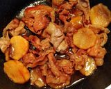 簡単絶対旨い！長芋豚肉甘照り焼作り方3写真