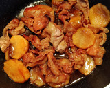 簡単絶対旨い！長芋豚肉甘照り焼作り方3写真