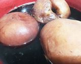 【砂糖ナシ】冷凍桃の丸ごと赤ワイン煮作り方2写真