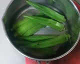 簡単♪オクラときゅうりのゴマポン和え作り方1写真