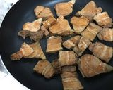 ご飯が進む!豚バラ ピリ辛焼肉丼作り方4写真