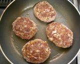 れんこんの煮込みハンバーグ★作り方3写真
