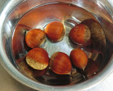 秋の味☆優しい美味しさの栗ご飯作り方1写真