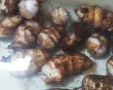 里芋　炊飯器で簡単皮むき　快感ツルン！作り方4写真