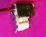 チーズ入りよろこんぶおにぎらず♬作り方5写真