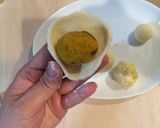 クッキー型で月餅風パイ饅頭作り方3写真