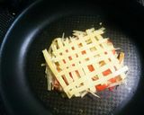おつまみでごはん★チーたらガレット作り方3写真