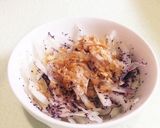 さらしタマネギの赤シソふりかけサラダ作り方6写真