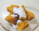 和洋ハロウィン〜かぼちゃきんとん目玉君✿作り方3写真