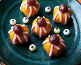 和洋ハロウィン〜かぼちゃきんとん目玉君✿作り方13写真