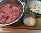 我が家の和風ハンバーグ作り方1写真