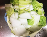 白菜の炒め煮ウスターソースがけ作り方2写真