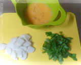 簡単☆みつばの炒飯・茶碗蒸し風味♪作り方2写真