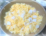 簡単☆みつばの炒飯・茶碗蒸し風味♪作り方3写真