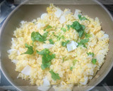 簡単☆みつばの炒飯・茶碗蒸し風味♪作り方4写真