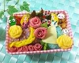 簡単 プリンセス キャラ弁♡作り方7写真