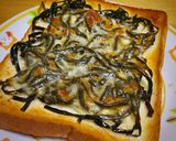 和風なお味の☆ごま昆布チーズトースト作り方5写真