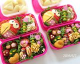 キョロちゃん♡簡単♡キャラ弁作り方1写真