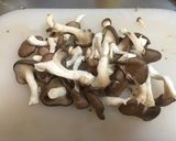 霜降りひらたけのニンニク炒め作り方1写真