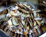 カリカリ牛蒡と大豆の甘辛ニンニク作り方5写真