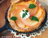 卵1個♡焼くまで1分♡秋色ダッチベイビー作り方9写真