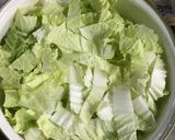 白菜と鯖缶のかんたん蒸し作り方1写真