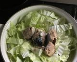 白菜と鯖缶のかんたん蒸し作り方2写真