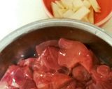 レバーと生姜の佃煮風煮作り方1写真