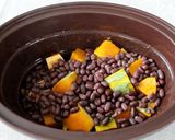 ほくほくおいしい！かぼちゃと小豆の煮物作り方2写真
