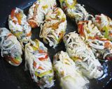 彩り花棒餃子作り方8写真
