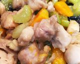 鶏肉とカボチャのナンプラー炒め作り方6写真
