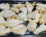 塩だけで旨い♡ムネ肉の塩スダチ炒め作り方3写真