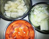 ルー減量でもシャバシャバにならないカレー作り方1写真