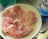 柚子胡椒香る♥ぱりぱり鶏のきのこあんかけ作り方1写真