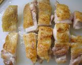 柚子胡椒香る♥ぱりぱり鶏のきのこあんかけ作り方5写真
