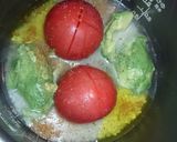 アボガド トマト チーズ　炊き込みご飯作り方5写真