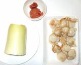 大根ホタテの梅肉サラダ♪梅肉ドレッシング作り方1写真