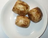 レンコンとひき肉のカツオ節煮♪蓮根の煮物作り方1写真